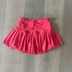 Goldhinge Red Pleated Skirt Size XS Brand New